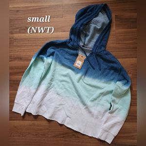 Farwest Ombre Cropped Hoodie